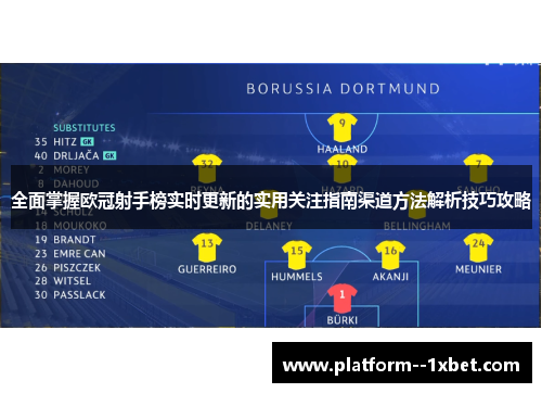 全面掌握欧冠射手榜实时更新的实用关注指南渠道方法解析技巧攻略 全面掌握欧冠射手榜实时更新的实用关注指南渠道方法解析技巧攻略