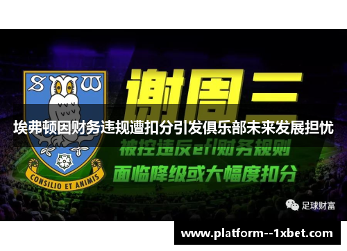 埃弗顿因财务违规遭扣分引发俱乐部未来发展担忧 埃弗顿因财务违规遭扣分引发俱乐部未来发展担忧